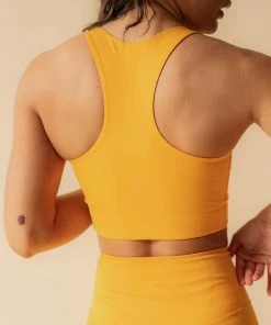 Girlfriend Collective Paloma Bra- Golden Glow Studio Lover