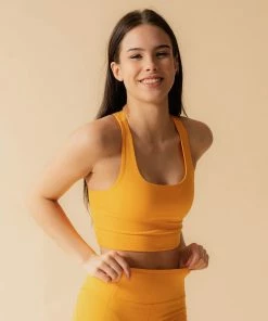 Girlfriend Collective Paloma Bra- Golden Glow Studio Lover