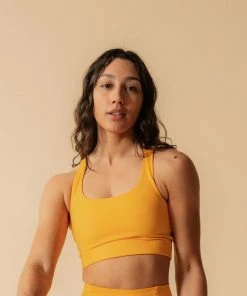 Girlfriend Collective Paloma Bra- Golden Glow Studio Lover