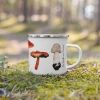 Butterfly & Toadstool Camping Gear Mushroom Enamel Camp Mug