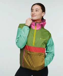 Cotopaxi Home Page Teca Windbreaker Half-Zip- Womens
