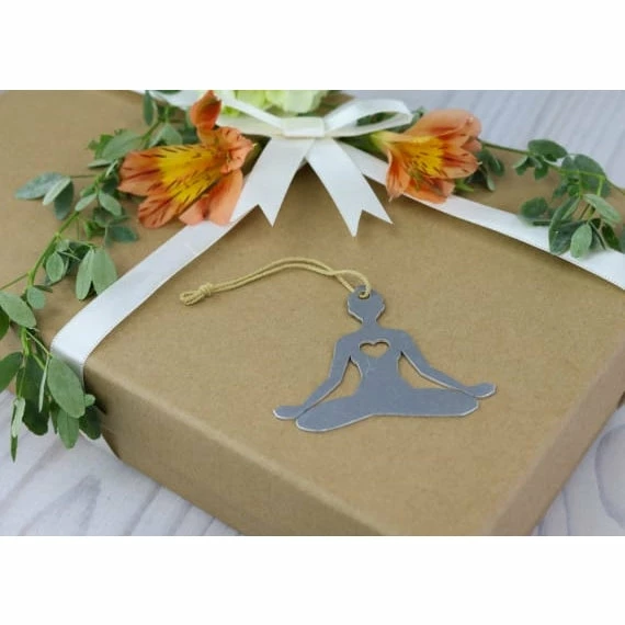 Iron Maid Art Home Page Yoga Lotus Pose Metal Holiday Gift Christmas Ornament 2 Iron Maid Art Home Page Yoga Lotus Pose Metal Holiday Gift Christmas Ornament