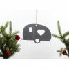Iron Maid Art Home Page Camper Trailer Metal Holiday Gift Christmas Ornament