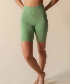 Girlfriend Collective Studio Lover Hight-Rise Bike Short- Mantis