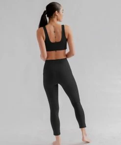 Girlfriend Collective High-Rise Pocket Legging - Black