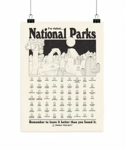 Parks Project Adventure Responsibly National Parks Fill In Poster