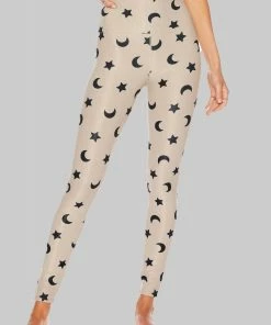 Beach Riot Ayla Legging Taupe Moon & Star