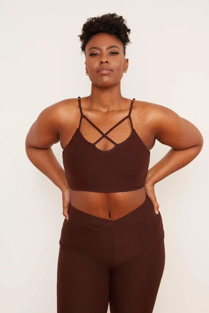 Wolven Chai Crisscross Four-Way Top Home Page 1 Wolven Chai Crisscross Four-Way Top Home Page