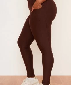 Wolven Home Page Chai Crossover Pocket Legging