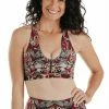 Yoga Democracy Studio Lover Fun Gal Mystique Shroom Printed Bra