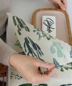 Goldilocks Camping Gear Beeswax Food Wraps: Cacti Set Of 3