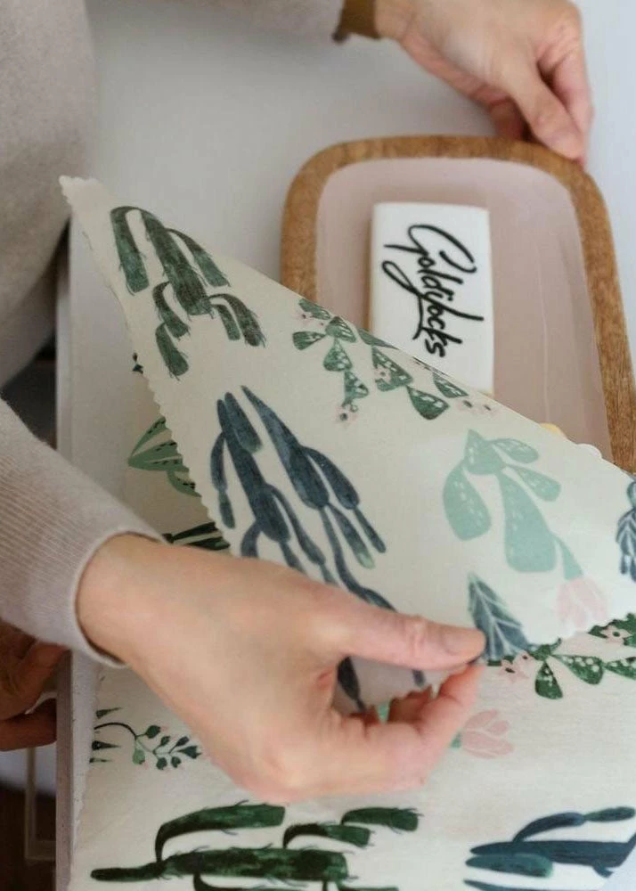 Goldilocks Camping Gear Beeswax Food Wraps: Cacti Set Of 3 2 Goldilocks Camping Gear Beeswax Food Wraps: Cacti Set Of 3