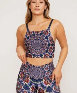 Wolven Moonlight Mandala Reversible Four-Way Top