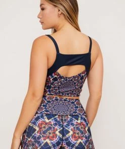 Wolven Moonlight Mandala Reversible Four-Way Top