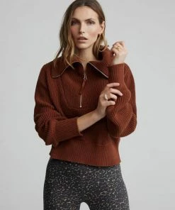 Varley Mentone Half-Zip Knit Pullover