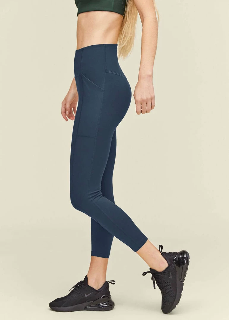 Girlfriend Collective Home Page High-Rise Pocket Legging - Midnight 4 Girlfriend Collective Home Page High-Rise Pocket Legging - Midnight
