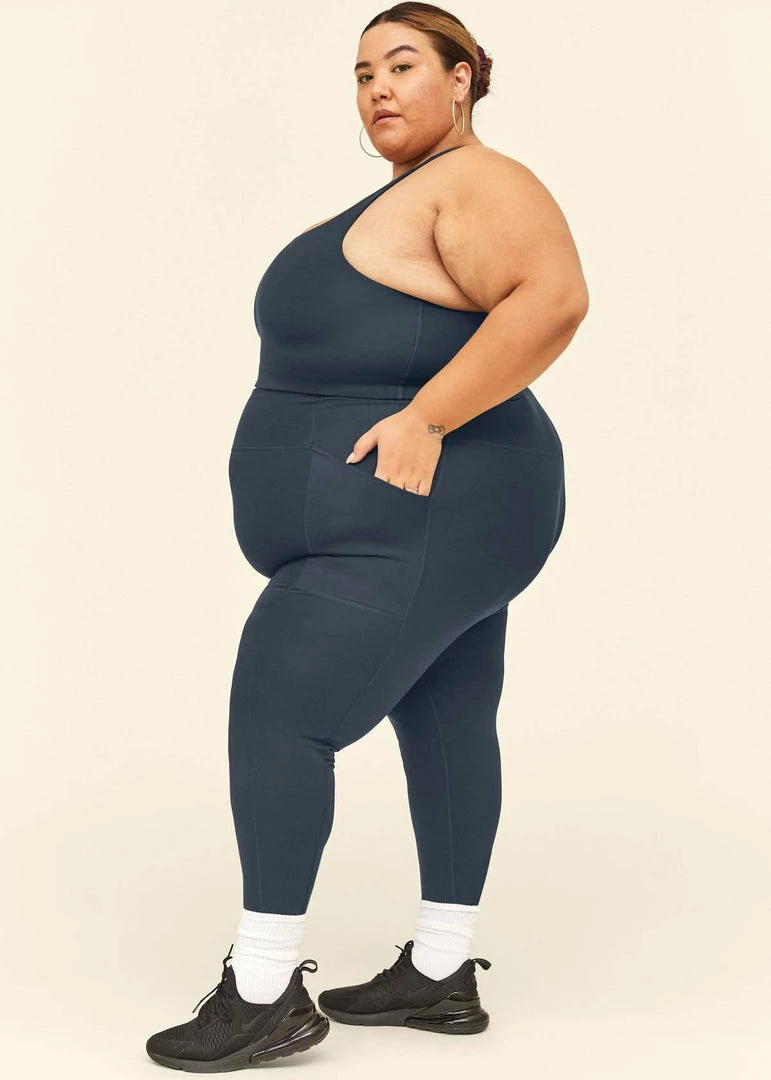 Girlfriend Collective Home Page High-Rise Pocket Legging - Midnight 3 Girlfriend Collective Home Page High-Rise Pocket Legging - Midnight