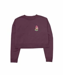 Parks Project Shroom Cropped Crewneck Sweatshirt