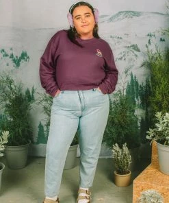 Parks Project Shroom Cropped Crewneck Sweatshirt