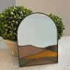 SZKLO Glass- Handmaid Stained Glass Mountain Mirror Home Page