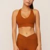 Wolven Turmeric Racerback Bra