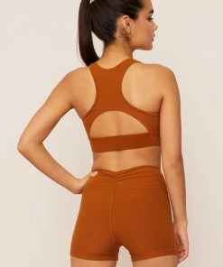Wolven Turmeric Racerback Bra