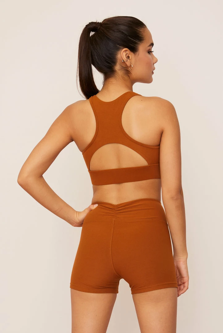 Wolven Turmeric Racerback Bra 2 Wolven Turmeric Racerback Bra