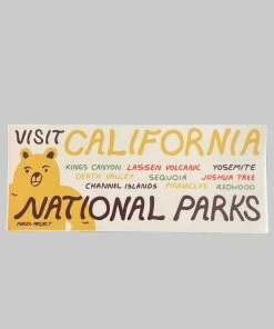 Parks Project California National Parks Sticker Home Page