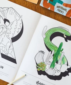 Parks Project The National Park A-Z Coloring Book Camping Gear