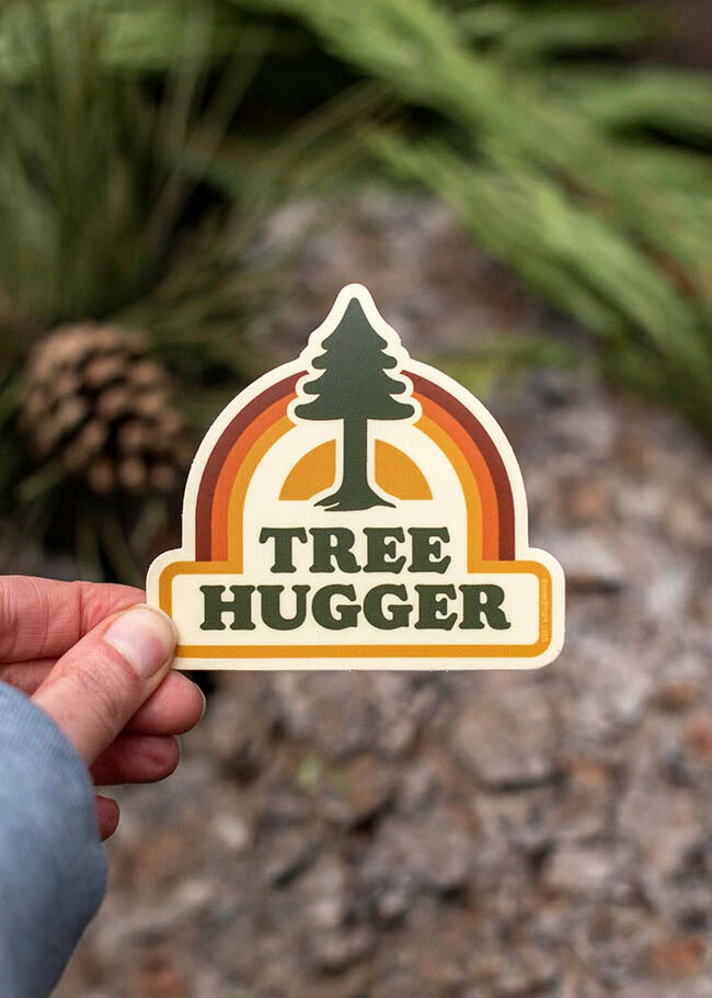Amanda Weedmark Tree Hugger Vinyl Sticker Home Page 1 Amanda Weedmark Tree Hugger Vinyl Sticker Home Page