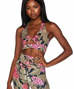 Beach Riot Twist Top Fuchsia Orchid Studio Lover