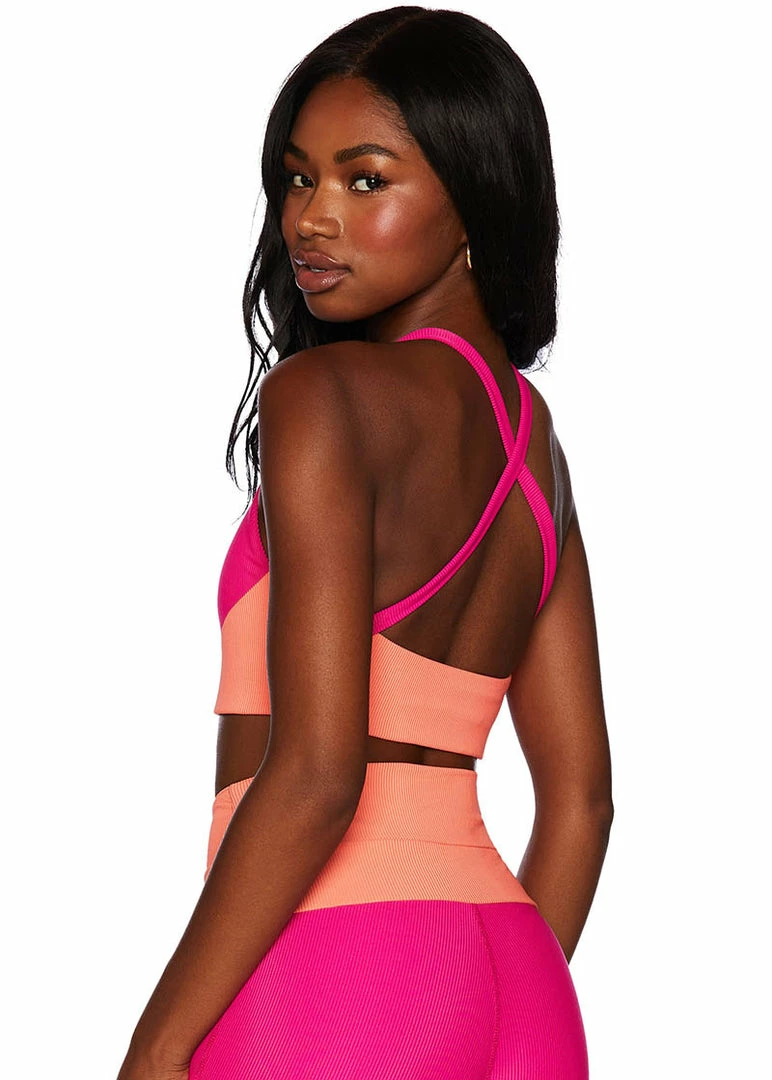 Beach Riot Norah Top Magenta Coral 2 Beach Riot Norah Top Magenta Coral
