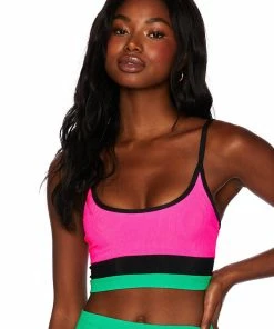 Beach Riot Eva Top Watermelon Colorblock Home Page