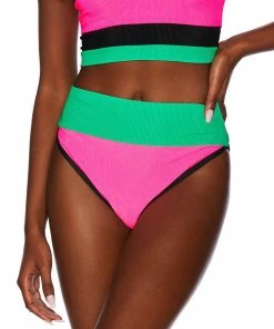 Beach Riot Emmy Bottom- Watermelon Colorblock